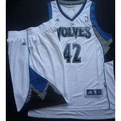 Minnesota Timberwolves 42 Kevin Love White Revolution 30 Swingman NBA Suits