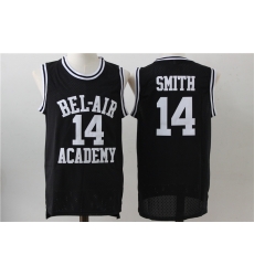 Men Bel Air Academy 14 Will Smith Black Stitched Movie Jersey