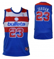 Mitchell Ness Royal Michael Jordan #23 Royal Washington Bullets 1996 97 Hardwood Classics Swingman Jersey