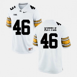 George Kittle White Iowa Hawkeyes Alumni Football Game Jersey