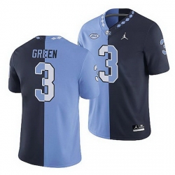 North Carolina Tar Heels Antoine Green College Football Navy Blue Split Edition Game Jersey