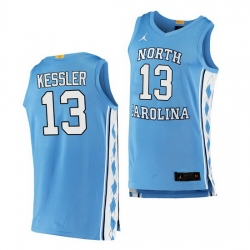 North Carolina Tar Heels Walker Kessler Blue Authentic Jersey