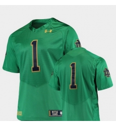 Men Notre Dame Fighting Irish 1 Kelly Green College Football Premier Jersey