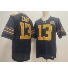Men Notre Dame Fighting Irish  13 CJ Carr Navy 2026 Shamrock Series Stitched Jersey