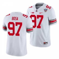 Ohio State Buckeyes Joey Bosa White 2021 Sugar Bowl College Football Jersey