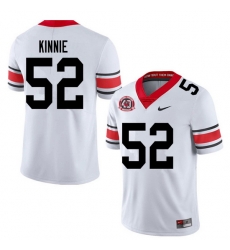 2020 Men #52 Cameron Kinnie Georgia Bulldogs 1980 National Champions 40th Anniversary College Footba