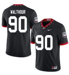 2020 Men #90 Tramel Walthour Georgia Bulldogs Mascot 100th Anniversary College Football Jerseys Sale