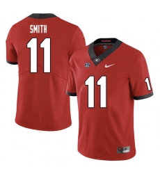 Men #11 Arian Smith Georgia Bulldogs College Football Jerseys Sale-Red