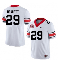 Men #29 Luke Bennett Georgia Bulldogs College Football Jerseys Sale-40th Anniversary