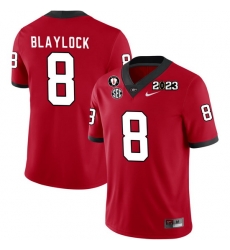 Men #8 Dominick Blaylock Georgia Bulldogs 2022-23 CTP National Championship Football Jerseys