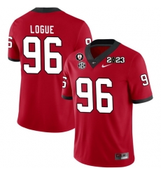 Men #96 Zion Logue Georgia Bulldogs 2022-23 CTP National Championship Football Jerseys