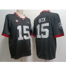 Men Georgia Bulldogs #15 Carson Beck Black 2023 F U S E College Football Jerseys II