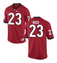 Men Georgia Bulldogs #23 J.R. Reed College Football Jerseys-Red