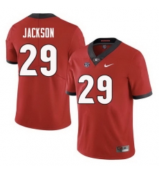 Men Georgia Bulldogs #29 Darius Jackson College Football Jerseys Sale-Red