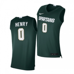 Michigan State Spartans Aaron Henry Green Alumni Limited Michigan State Spartans Jersey