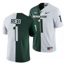 Michigan State Spartans Jayden Reed Michigan State Spartans Split Edition 2021 22 Jersey