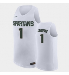 Michigan State Spartans Josh Langford White Replica Men'S Jersey