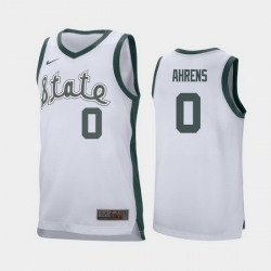 Michigan State Spartans Kyle Ahrens White Retro Replica Men'S Jersey