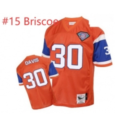 Mitchell And Ness Denver Broncos Briscoe #15 Orange Authentic Throwback NFL Jersey Mitchell And Ness Denver Broncos Briscoe #15 Orange Authentic Throwback NFL Jersey