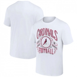 Men Arizona Cardinals White X Darius Rucker Collection Vintage Football T Shirt