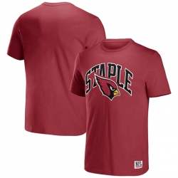Men Arizona Cardinals X Staple Red Logo Lockup T Shirt