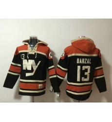 Men New York Islanders 13 Mathew Barzal Stitched Hoody