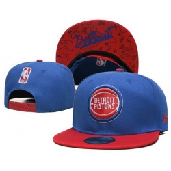 Detroit Pistons NBA Snapback Cap 003