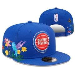 Detroit Pistons Snapback Cap 002