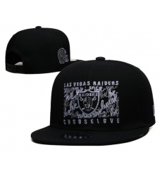 Las Vegas Raiders Snapback Hat 24E03