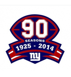 Stitched NFL New York Giants 1925-2014 Season Jersey Patch