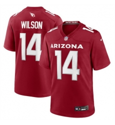 Men Arizona Cardinals 14 Michael Wilson Red Stitched Football Game Jersey