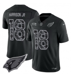 Men Arizona Cardinals 18 Marvin Harrison Jr Black F U S E 2026 Salute to Service Limited Stitched Football Jersey Men Arizona Cardinals 18 Marvin Harrison Jr Black F U S E 2026 Salute to Service Limited Stitched Football Jersey