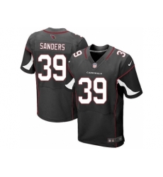 Nike Arizona Cardinals 39 James Sanders Black Elite NFL Jersey