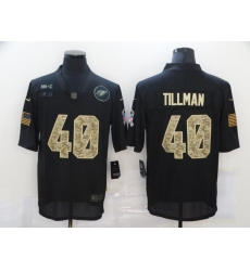 Nike Arizona Cardinals 40 Pat Tillman Black Camo 2020 Salute To Service Limited Jersey