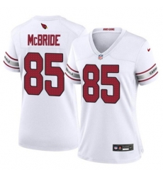 Women Arizona Cardinals 85 Trey McBride White 2024 F U S E Vapor Untouchable Limited Stitched