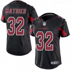 Womens Nike Arizona Cardinals 32 Tyrann Mathieu Limited Black Rush Vapor Untouchable NFL Jersey