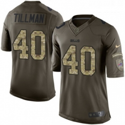 Youth Nike Arizona Cardinals 40 Pat Tillman Elite Green Salute to Service NFL Jersey