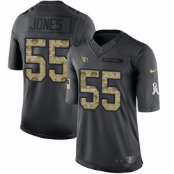 Youth Nike Arizona Cardinals 55 Chandler Jones Limited Black 2016 Salute to Service NFL Jersey