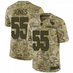 Youth Nike Arizona Cardinals 55 Chandler Jones Limited Camo 2018 Salute to Service NFL Jersey