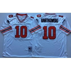 Men Atlanta Falcons 10 Steve Bartkowski White M&N Throwback Jersey