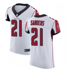 Men Nike Atlanta Falcons 21 Deion Sanders White Vapor Untouchable Elite Player NFL Jersey