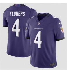 Men Baltimore Ravens 4 Zay Flowers Purple 2026 F U S E Vapor Stitched Limited Football Jersey Men Baltimore Ravens 4 Zay Flowers Purple 2026 F U S E Vapor Stitched Limited Football Jersey