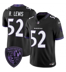 Men Baltimore Ravens 52 Ray Lewis Black 2026 F U S E Alternate Vapor Stitched Limited Football Jersey Men Baltimore Ravens 52 Ray Lewis Black 2026 F U S E Alternate Vapor Stitched Limited Football Jersey