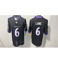 Men Baltimore Ravens 6 Ja Kobi Lane Black 2026 F U S E Vapor Stitched Limited Football Jersey Men Baltimore Ravens 6 Ja Kobi Lane Black 2026 F U S E Vapor Stitched Limited Football Jersey