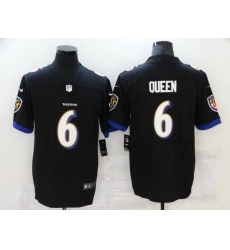 Nike Baltimore Ravens 6 Patrick Queen Black Vapor Untouchable Limited Jersey