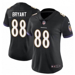 Women Baltimore Ravens Dez Bryant Black Vapor Untouchable Limited Jersey
