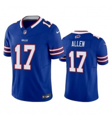 Men Buffalo Bills 17 Josh Allen Blue 2023 F.U.S.E. Vapor Untouchable Limited Stitched Jersey