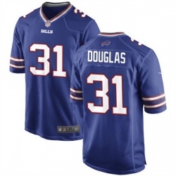 Men Buffalo Bills 31 Rasul Douglas Blue Stitched Football Game Jersey