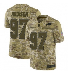 Men Buffalo Bills Mario Addison Camo Limited 2018 Salute To Service Jersey By Nike