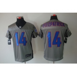 Nike Buffalo Bills 14 Ryan Fitzpatrick Grey Elite Shadow NFL Jersey